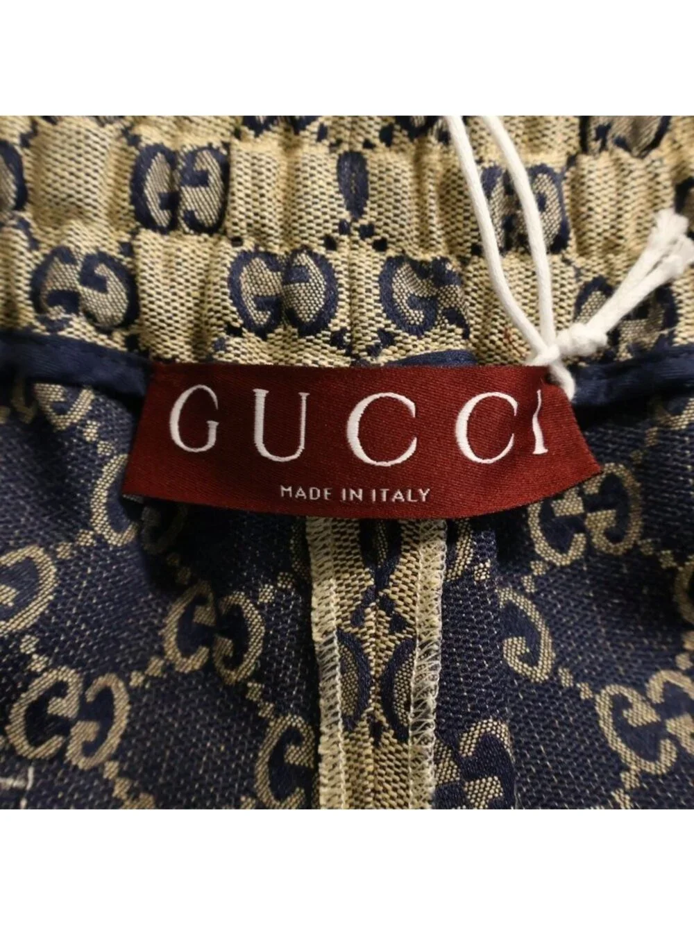 Gucci GG Linen Blend Canvas Shorts Brown